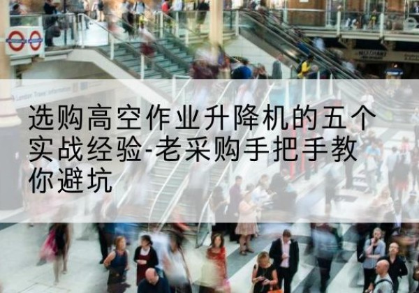 阜南高空作业升降机厂家-选购高空作业升降机的五个实战经验-老采购手把手教你避坑